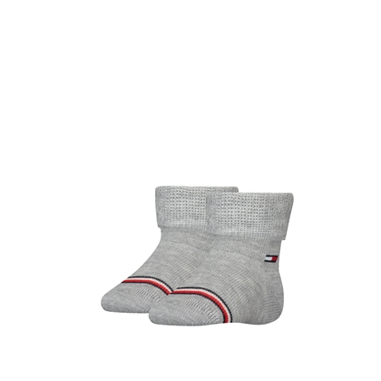 Tommy Hilfiger Strømper 2pak - Light Grey Melange